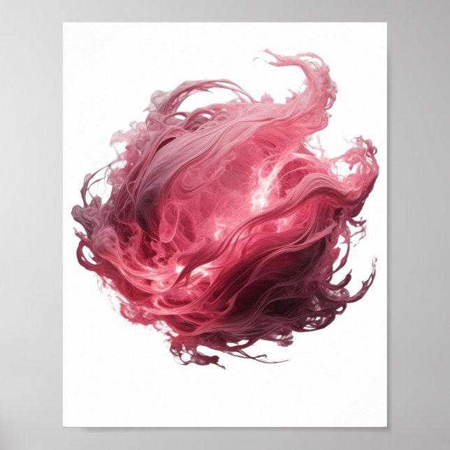 ARTE ABSTRATA EM PRATA Impressão de Moda (Frente)