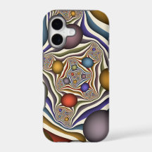 Arte abstrata fractal moderna voadora e colorida