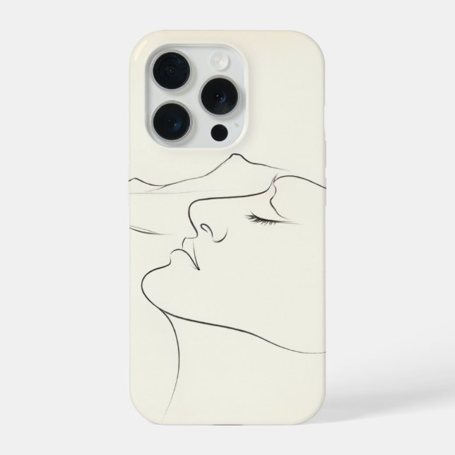 Arte Abstrata Minimalista de Linha Única (Verso)
