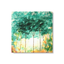 Arte abstrata paisagem grande decoração de arte or
