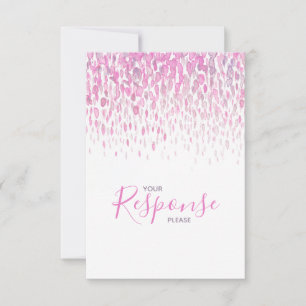 Arte abstrata rosa roxo cinza casamento resposta R