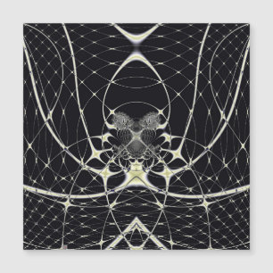 Arte Abstrata Teia de Aranha Dourada