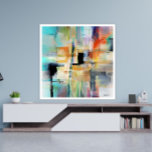 Arte Abstrato Colorida Original Por Dushan Poster<br><div class="desc">Abstrato paisagem 2 arte digital moderna de dushan,  assinada,  dushan na parte inferior direita.</div>