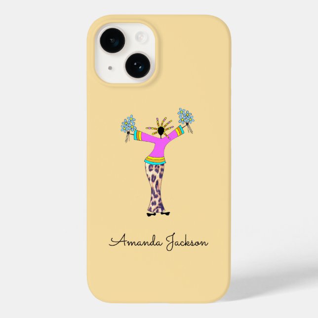 Arte africana, incrível Lady iPhone / iPad case (Verso)