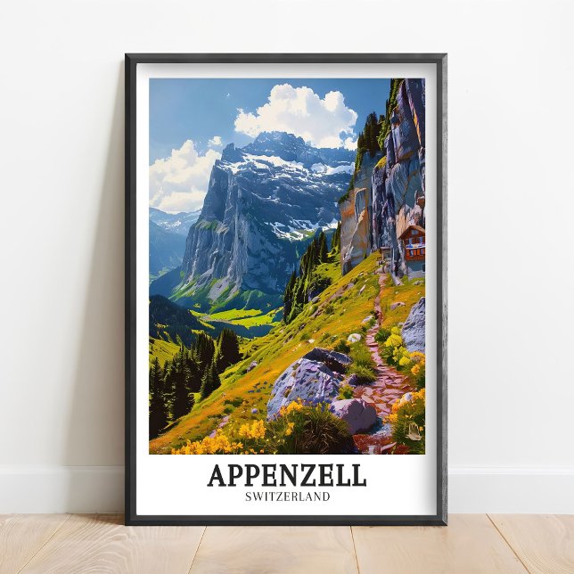 Arte Appenzell - Impressão Appenzell Montanha Eben (Criador carregado)