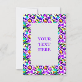 Arte Artística Nouveau Convite Floral