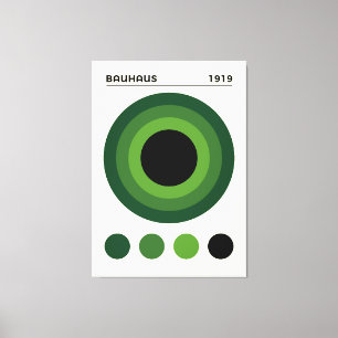 Arte Bauhaus 1919 Círculos Concêntricos, decoração