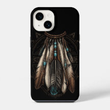 Arte Boho com Plumas e Mandala Tribal em Contas Tu