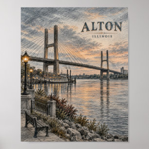 Arte Botânica Elegante em Poster para Parede - Nat