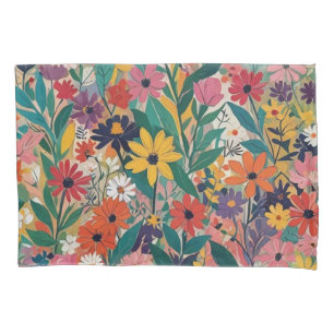 Arte Botânica Floral Colorida