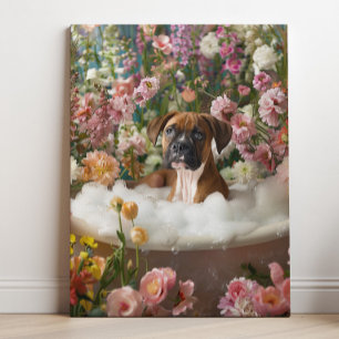 Arte Boxer Impressão em Tela de Banheiro Arte Bo