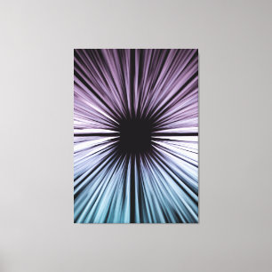 Arte branca e preta da parede das canvas da ilusã