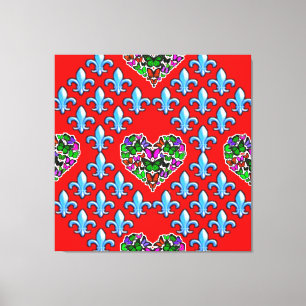 Arte Canvas 3D Digital Colorida - Muro perfeito