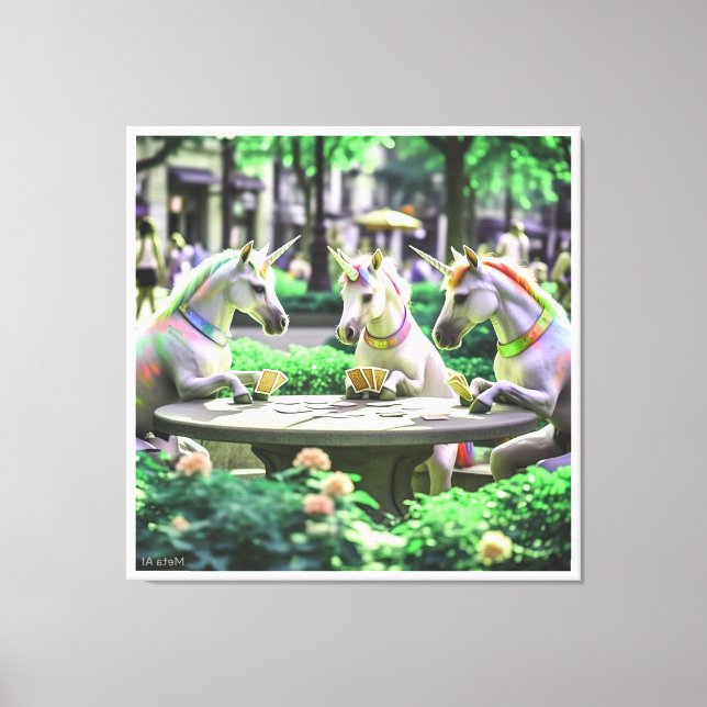 Arte Canvas 3D Digital Colorida - Muro perfeito (Frente)