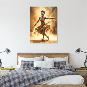 Arte Canvas Dançarina Africana