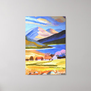 Arte Canvas das Terras Altas da Escócia