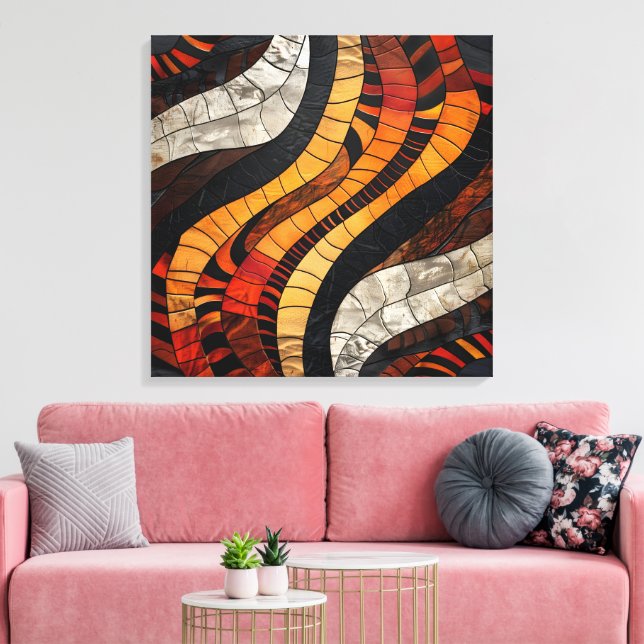Arte Canvas Tribal Africana (Insitu(Sala de estar))