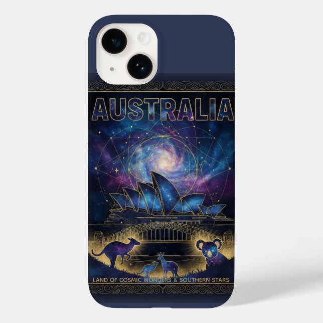 Arte Celestial Austrália Sydney Cósmica (Verso)
