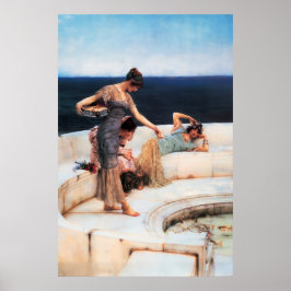 Arte Clássica ALma-Tadema Impressão Poster Decoraç