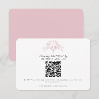 Arte Clássico RSVP Rosa e Branco Francês Toile Pom