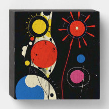 Arte Colorida Abstrato Wall