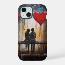 Arte Colorida de Rua - Capinha de Telefone com Gra