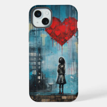 Arte Colorida de Rua - Capinha de Telefone com Gra