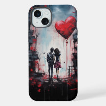 Arte Colorida de Rua - Capinha de Telefone com Gra
