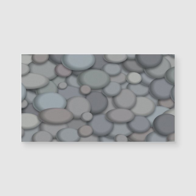 Arte Colorida River Rock Pebbles (Frente)