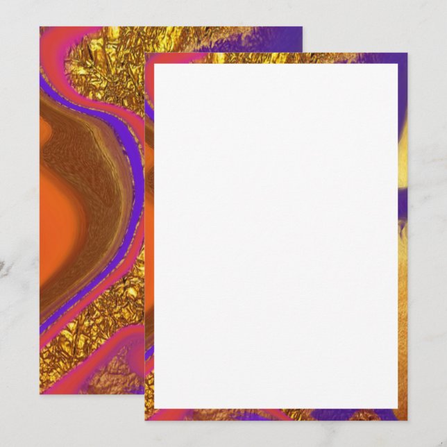 arte colorida vibratória (Frente/Verso)