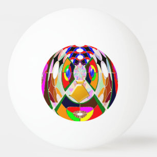 ARTE criativa NavinJOSHI da bola de Pong do sibilo