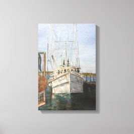 Arte da Canvas de Pesca Costeira do Barco de Camar