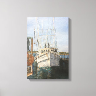 Arte da Canvas de Pesca Costeira do Barco de Camar