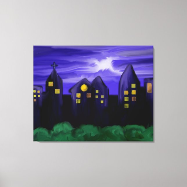 Arte da canvas do céu noturno (Frente)