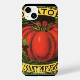 Arte da etiqueta da caixa da fruta do vintage,