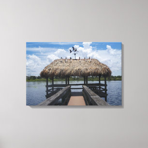 Arte da foto das canvas da cabana de Key West