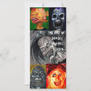 ARTE DA PLACA DE ARTE ESTUDIOSA MORTAL