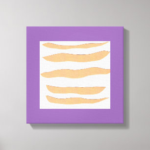 Arte das canvas com listras do tigre