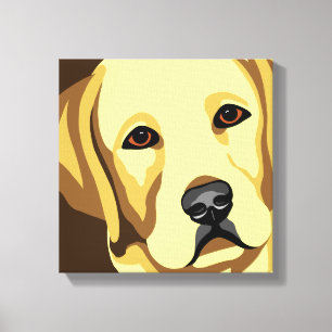 Arte das canvas de labrador retriever