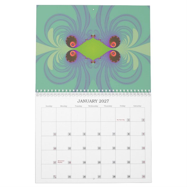 Arte de 2007 Digitas do calendário por Bill… (Jan 2027)