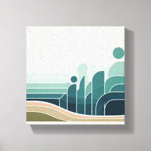 arte de abstrato Decoração moderna da parede