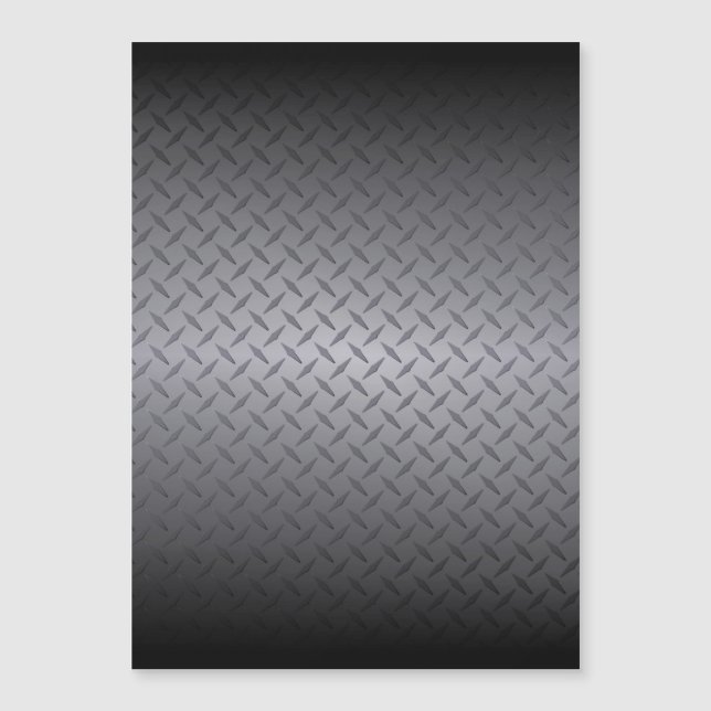 Arte de Aço Diamantado de Preto para Cinza (Frente)