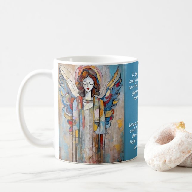 Arte de Anjo & Frases Nº 4 de 12 Canecas Diferente (Com Donut)
