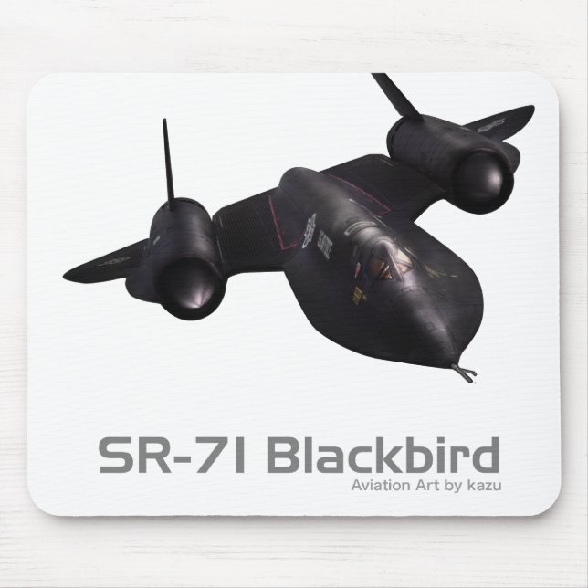 Arte de Aviação Mousepad "SR-71 Blackbird" (Frente)