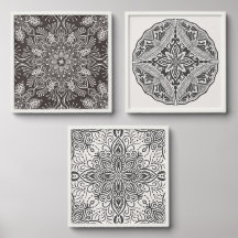 Arte de Boho Chic Mandala