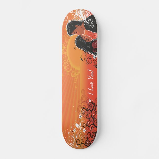 Arte de Borboleta 13 Skateboard (Frente)