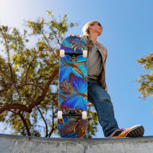 Arte de Borboleta 35 Skateboard