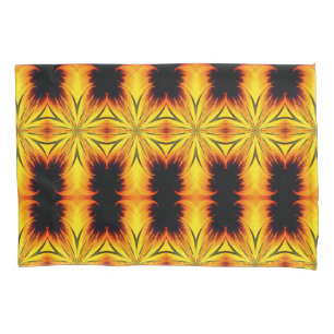 Arte De Caleidoscópio Amarelo-abstrato