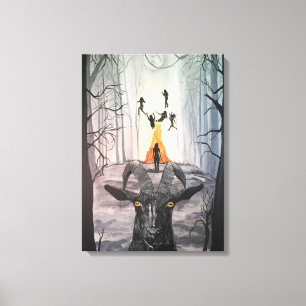 Arte de Canvas Black Phillip