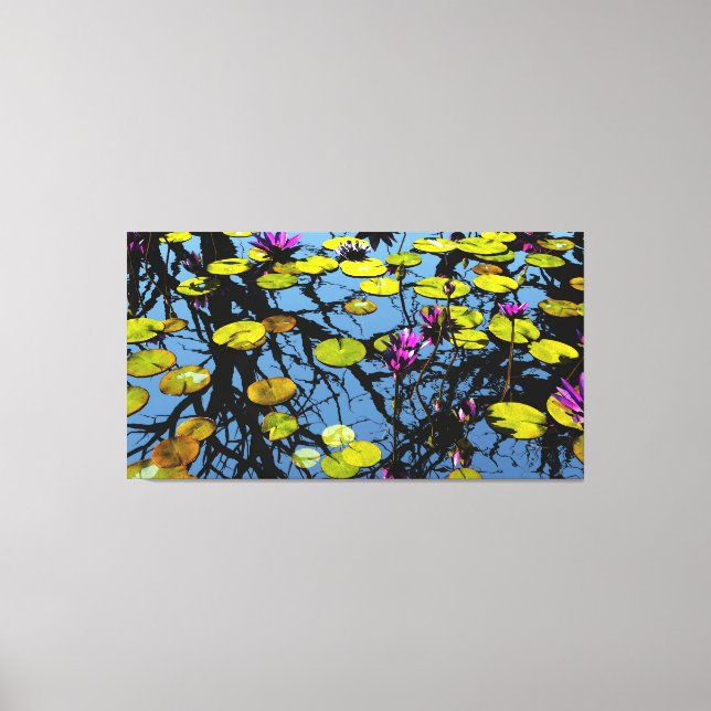 Arte de canvas de 60"x40" com imagem "Águas Calmas (Frente)